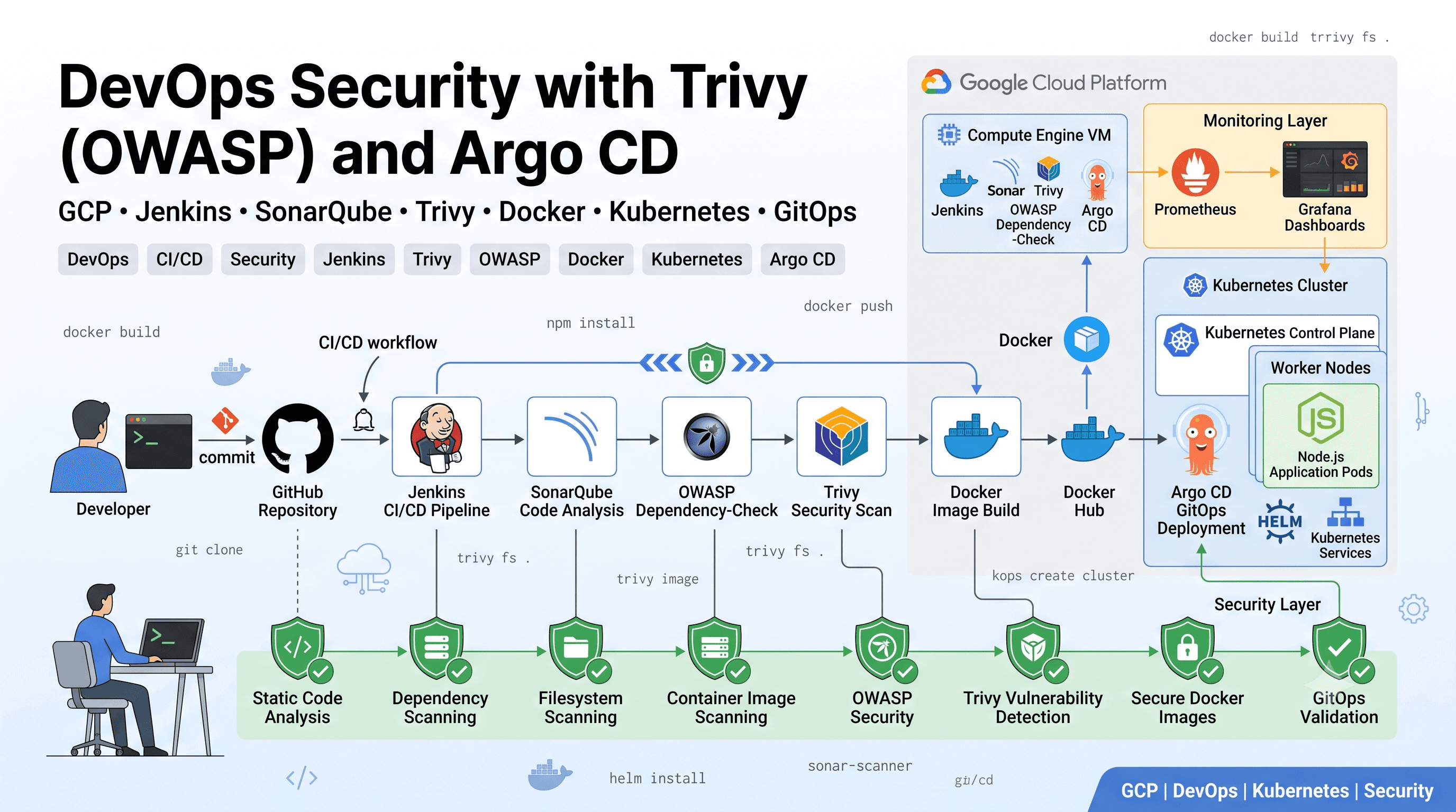 DevOps Security with Trivy (OWASP) and Argo CD - Part 1